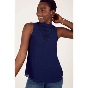 Stella & Dot Maette Tank in Navy 2X